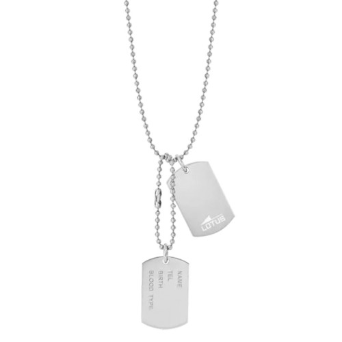 LOTUS STYLE URBAN MAN NECKLACE LS2139-1/1/1 STEEL
