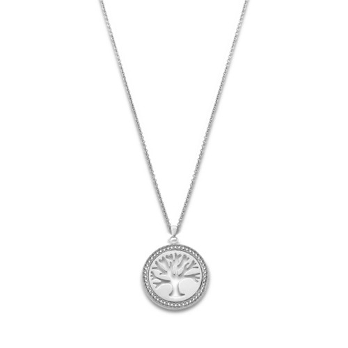 COLLAR ÁRBOL DE VIDA LOTUS STYLE RAINBOW ACERO