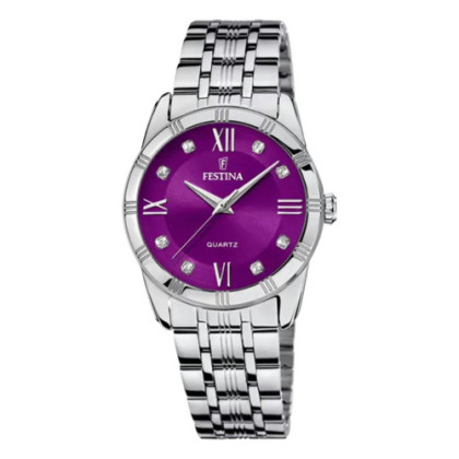 FESTINA MADEMOISELLE WOMEN'S WATCH WITH PURPLE DIAL
