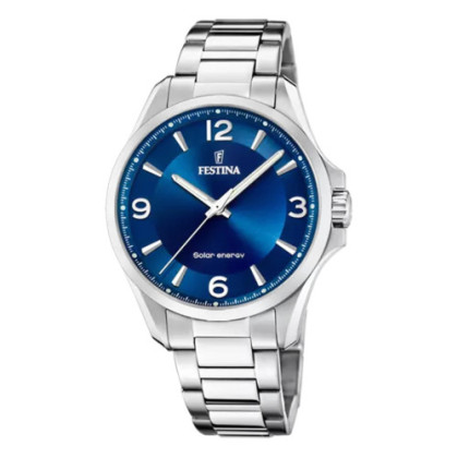 FESTINA BLUE DIAL STAINLESS STEEL 316L, MEN'S