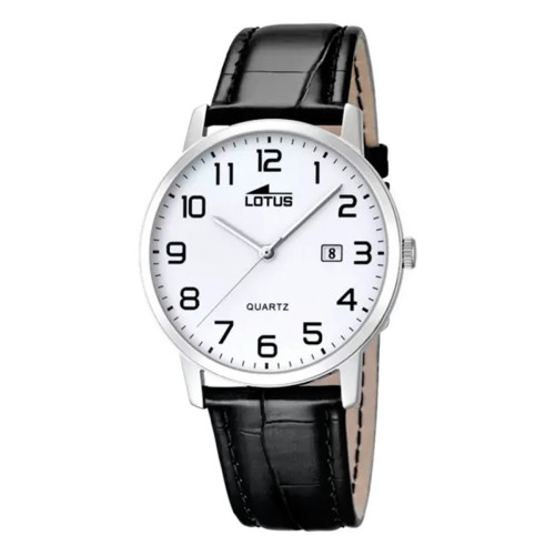 LOTUS CLASSIC STRAP MEN'S WATCH WITH WHITE DIAL