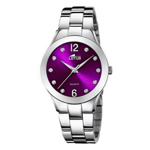 RELOJ DE MUJER LOTUS BLISS CON ESFERA MORADA