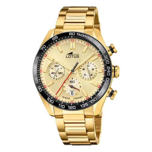 RELOJ DE HOMBRE LOTUS CHRONO CON ESFERA BEIGE
