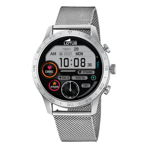 LOTUS SMARTWATCH BLACK 316L STAINLESS STEEL STRAP, CALL FUNCTION, BLUETOOTH