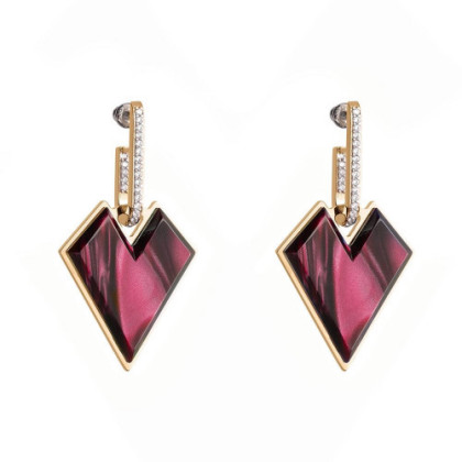 STOCOLMO EARRINGS WITH POLYMER PENDANT