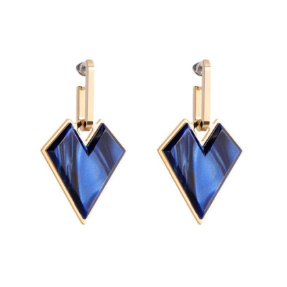STOCOLMO EARRINGS WITH POLYMER PENDANT
