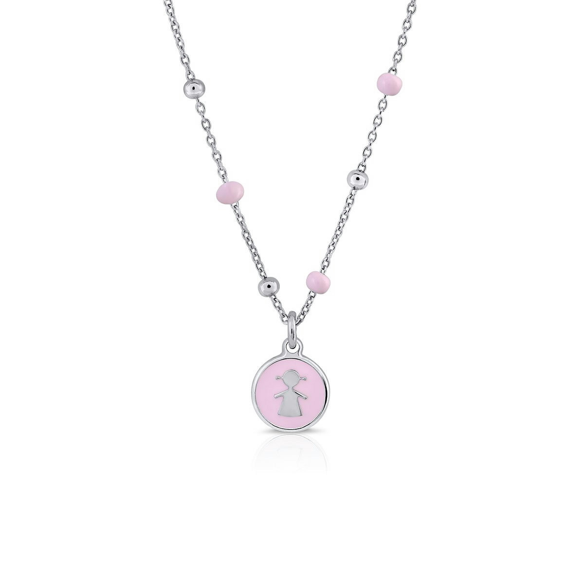 COLLAR MINI MARY ANIS ESMALTE LOLITA ROSA