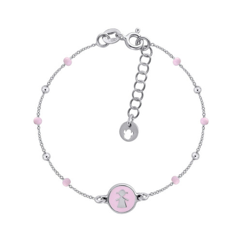 PULSERA MINI MARY ESMALTE - NIÑA ROSA