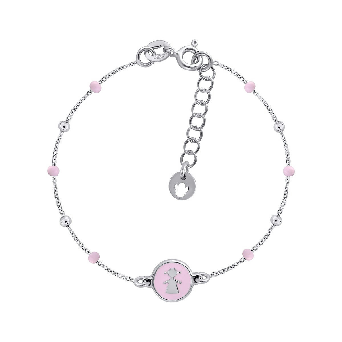 PULSERA MINI MARY ESMALTE - NIÑA ROSA