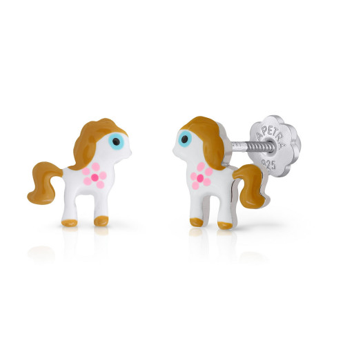 PENDIENTES CABALLO ROSCA