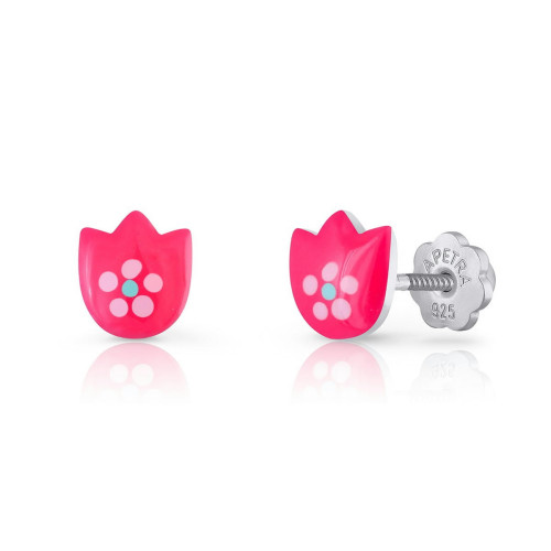 PENDIENTES TULIPÁN ROSCA