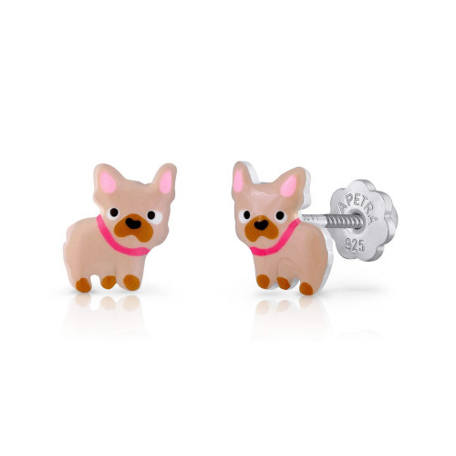 PENDIENTES BULLDOG ROSCA