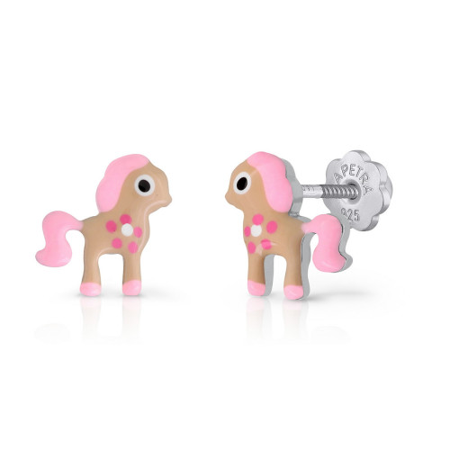 PENDIENTES CABALLO ROSCA