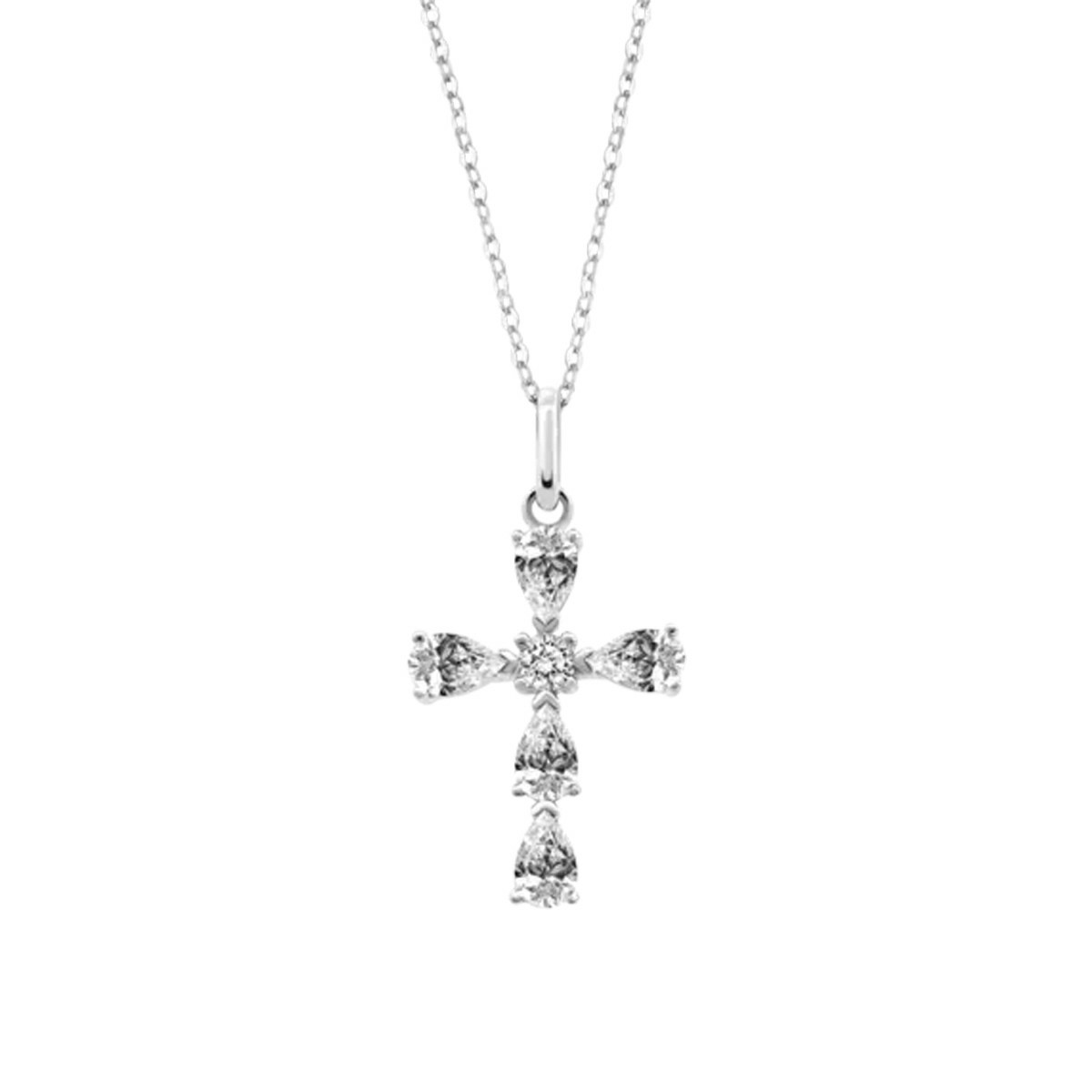 COLLAR CRUZ LOTUS SILVER SINFOS