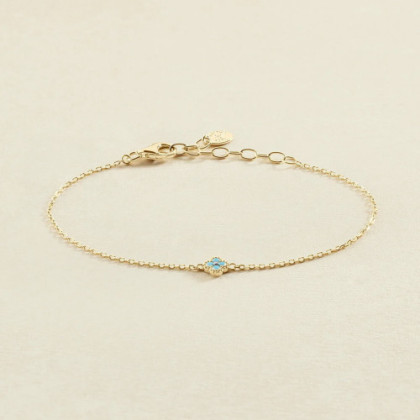 TURQUOISE BELOVED CHAIN BRACELET