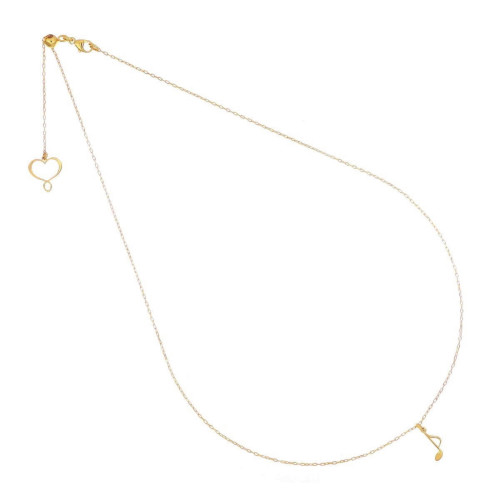 CHOKER WITH NOTE PENDANT