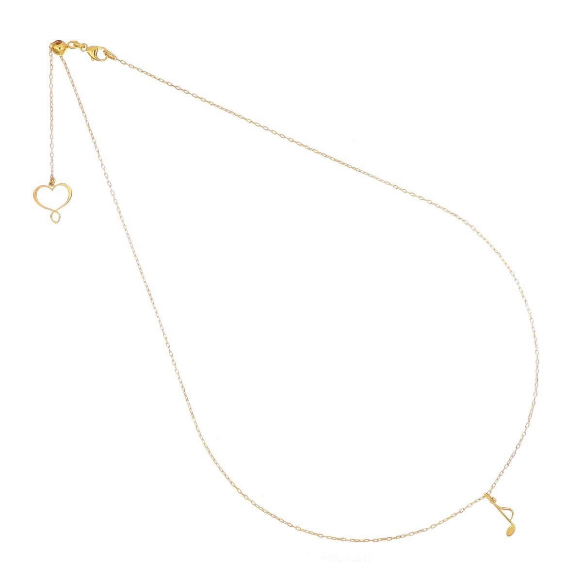 CHOKER WITH NOTE PENDANT