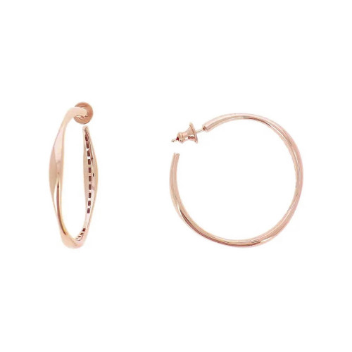 ELEGANCE PINK SILVER EARRINGS