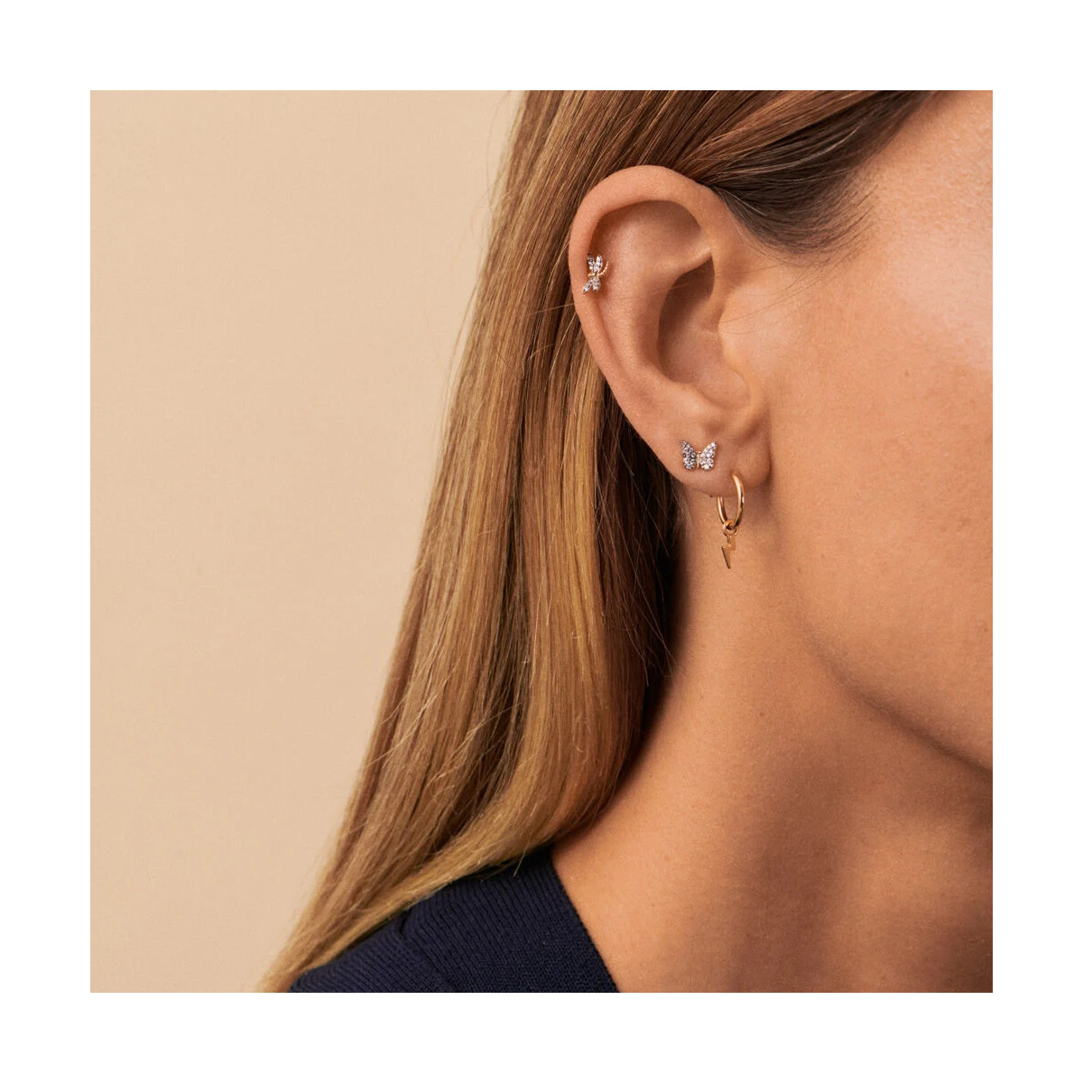 PIERCING MINI TINY ORO GRIS