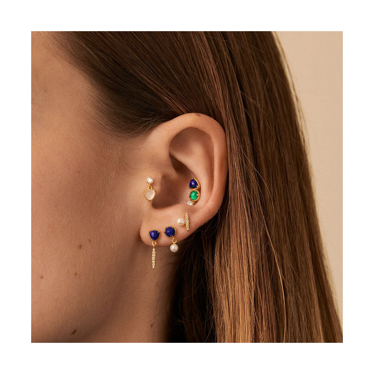 PIERCING MINI MIX & MATCH - PEARL / GOLD
