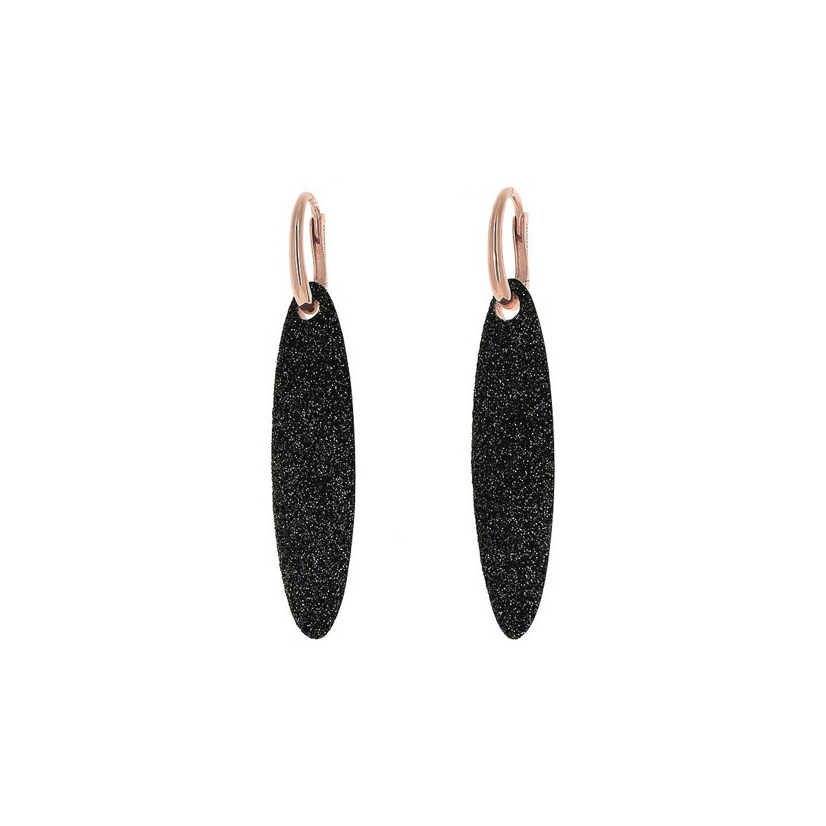 PENDIENTES ROSA POLVORE DI SOGNI BLACK