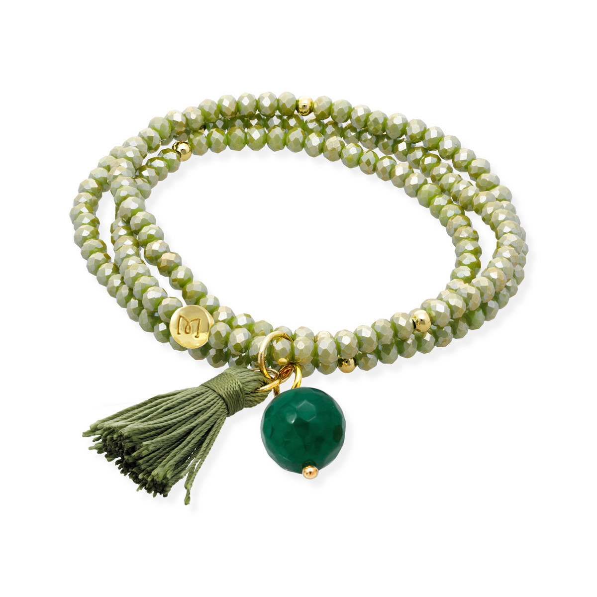 ZEN AMAZONIA BRACELET WITH NATURAL STONE