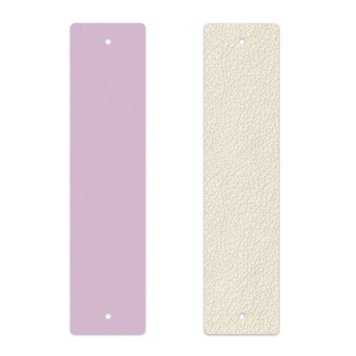 INSERCIÓN DE CUERO - PULSERAS, MAGNOLIA/ PEARL WHITE
