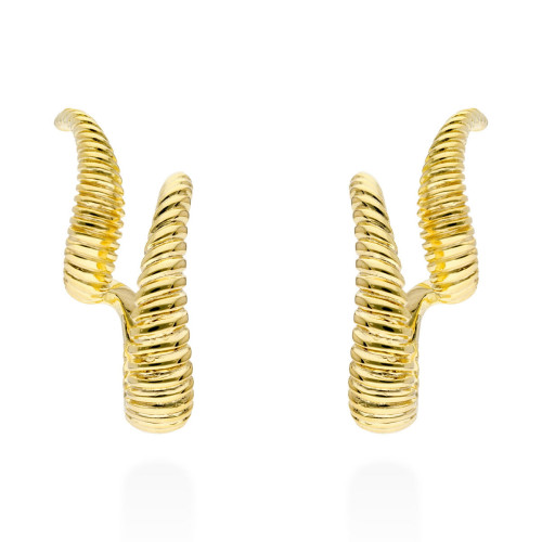 STERLING SILVER DOUBLE HOOP EARRINGS