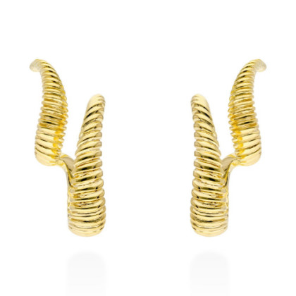 STERLING SILVER DOUBLE HOOP EARRINGS