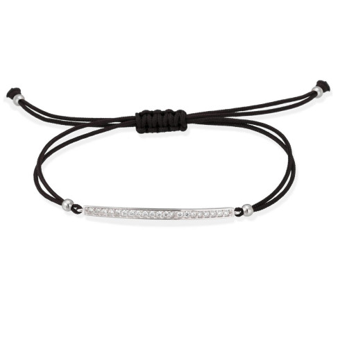 PULSERA SUITE BLANCO EN PLATA
