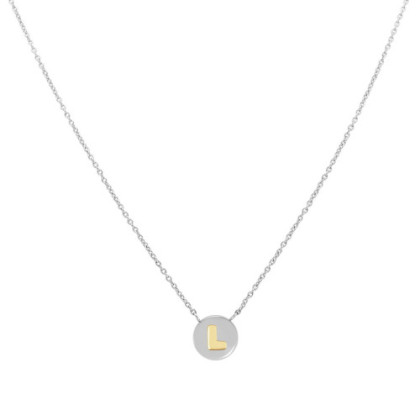 COLLAR CON LA LETRA L EN ORO