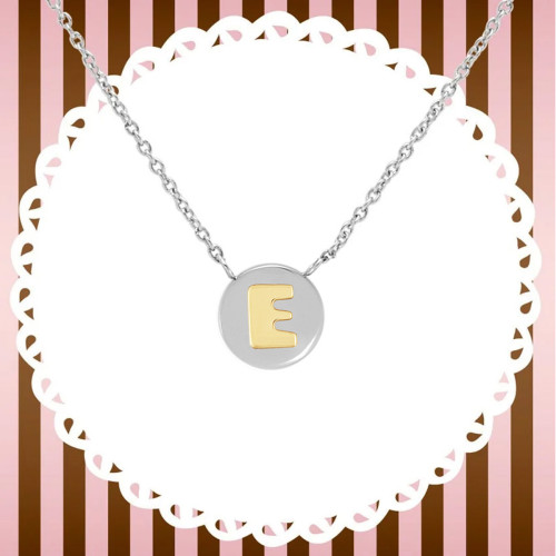 COLLAR CON LA LETRA E EN ORO