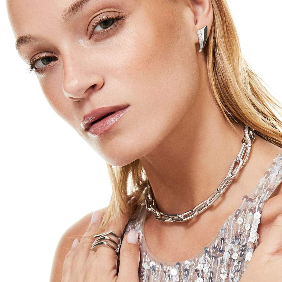 SILVER MALIBU EARRINGS
