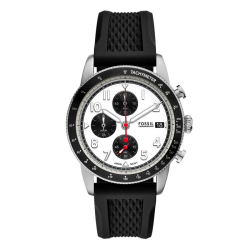 RELOJ SPORT TOURER DE SILICONA EN COLOR NEGRO CON CRONÓGRAFO