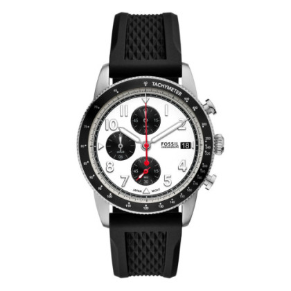 SPORT TOURER WATCH MADE OF SILICONE IN BLACK WITH CHRONOGRAPH
