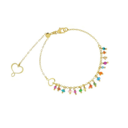 MULTICOLOR FRANGE BRACELET