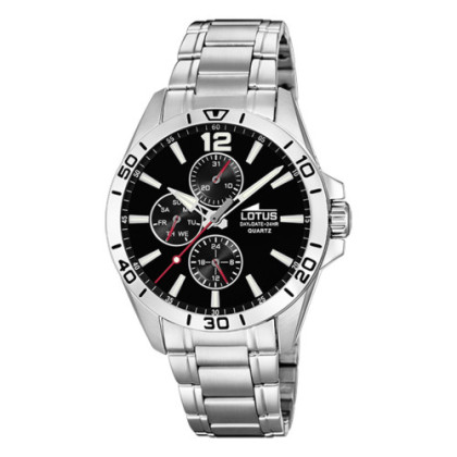 RELOJ DE HOMBRE LOTUS MULTIFUNCTION CON ESFERA NEGRA
