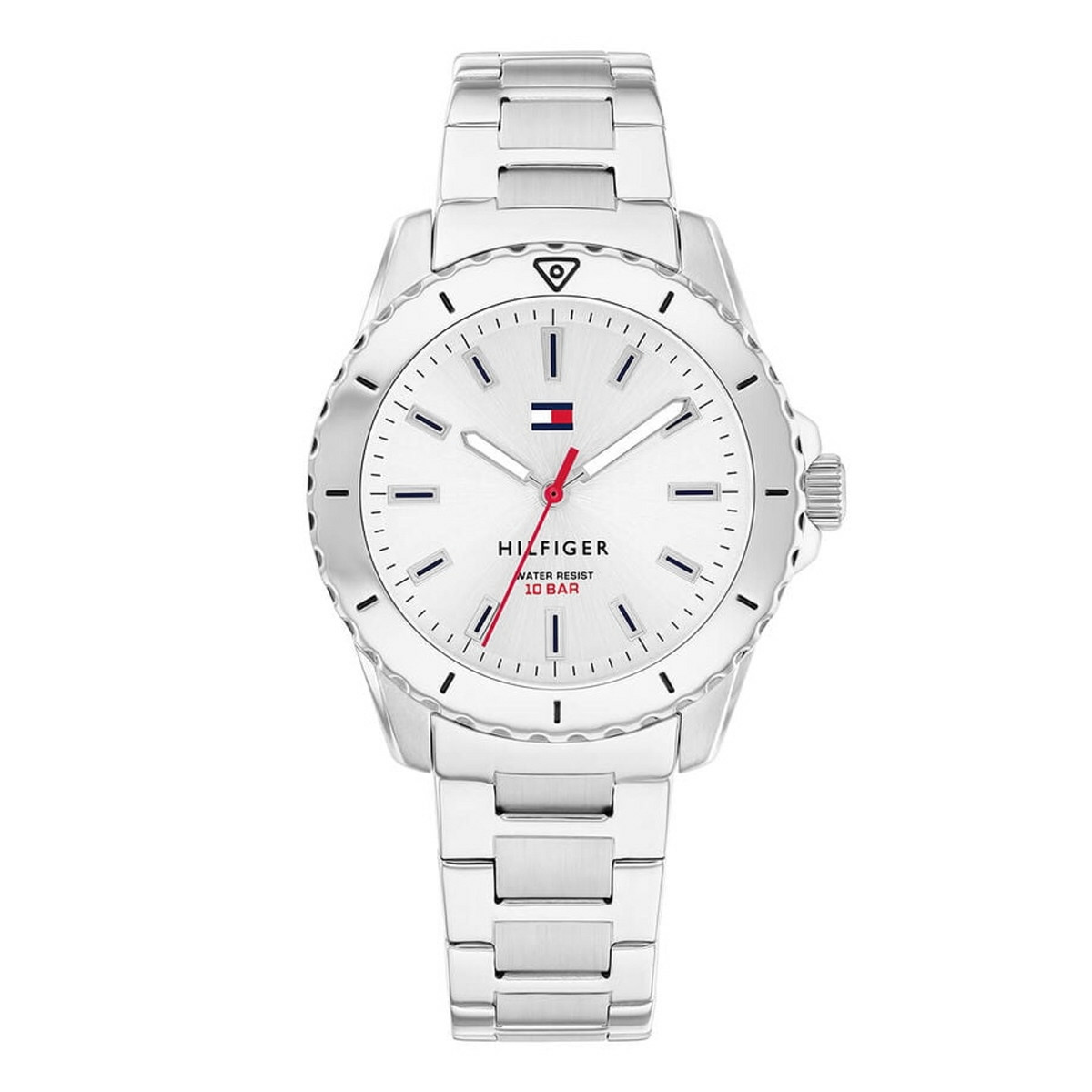 GIRLS ANALOGUE SILVER PLATED WATCH FOR GIRLS