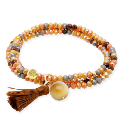 PULSERA ZEN SAHARA CON PIEDRA NATURAL