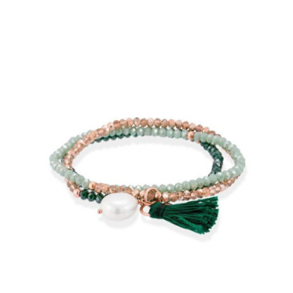 PULSERA ZEN VERDE CON PERLA MARINA GARCIA 90171UP