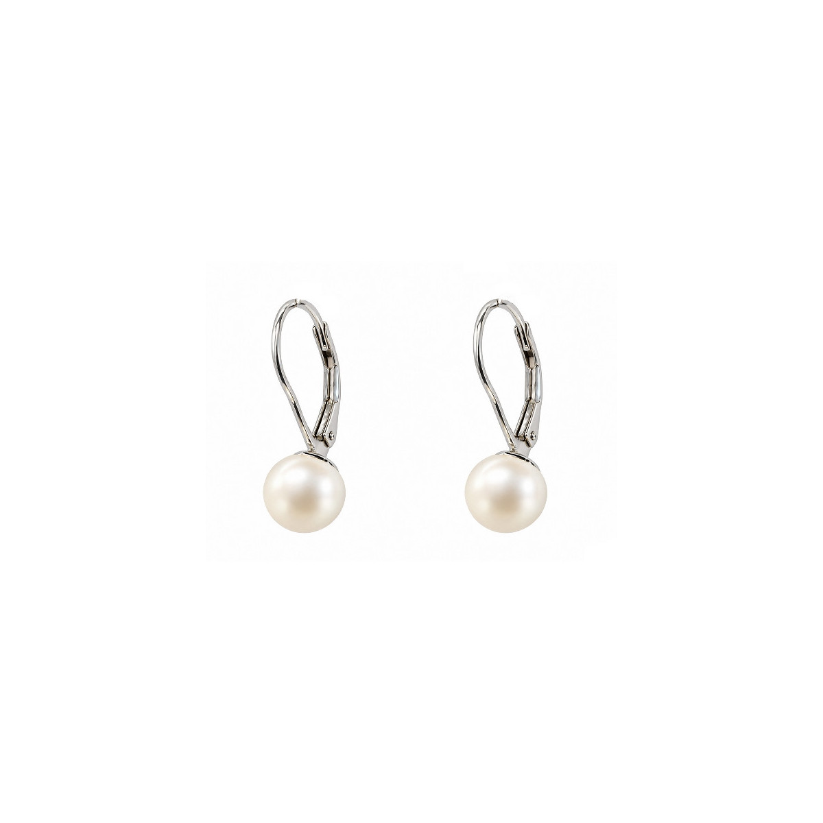 SILVER EARRINGS WITH PEARLS