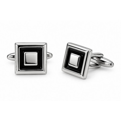 BLACK SQUARE CUFFLINKS
