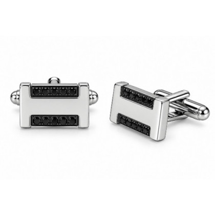 BLACK LINE CUFFLINKS