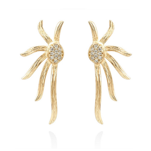 POMPEYA EARRINGS IN GOLD-PLATED SILVER