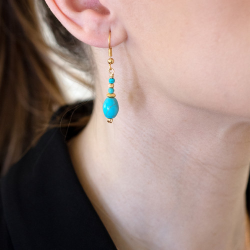 TURQUOISE BLUE EARRINGS