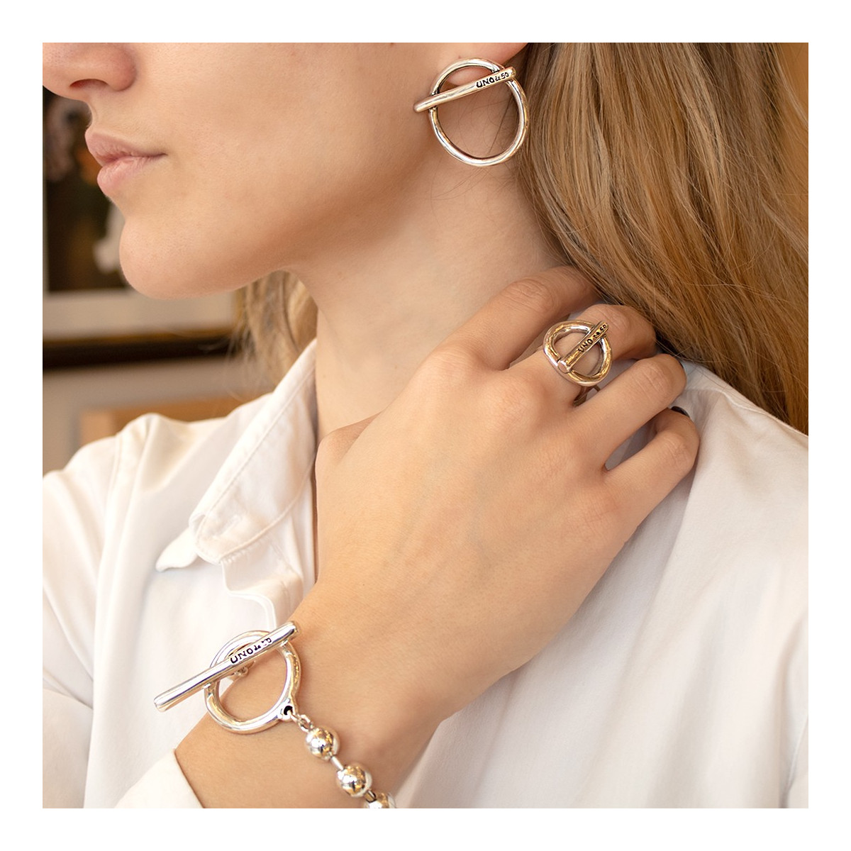 EARRINGS SWITCH ON UNODE50 PEN0688MTL0000U